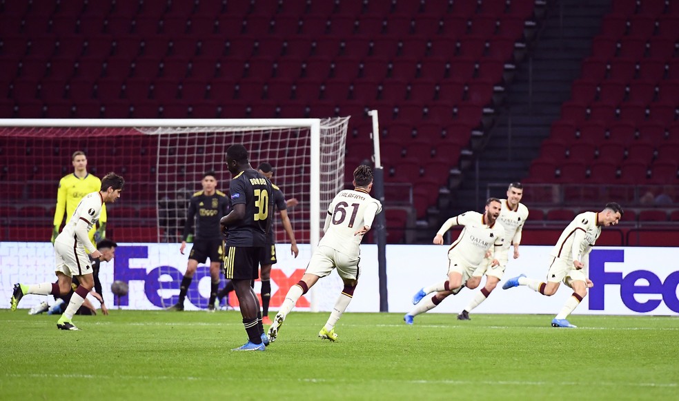 LIGA EUROPA. TEMPORADA 2020.2021. QUARTAS DE FINAL. JOGO DE IDA. PRIMEIRA PARTIDA. ARSENAL. INGLATERRA. AJAX. HOLANDA. ROMA. ITÁLIA. SLAVIA PRAGA. REPÚBLICA TCHECA.