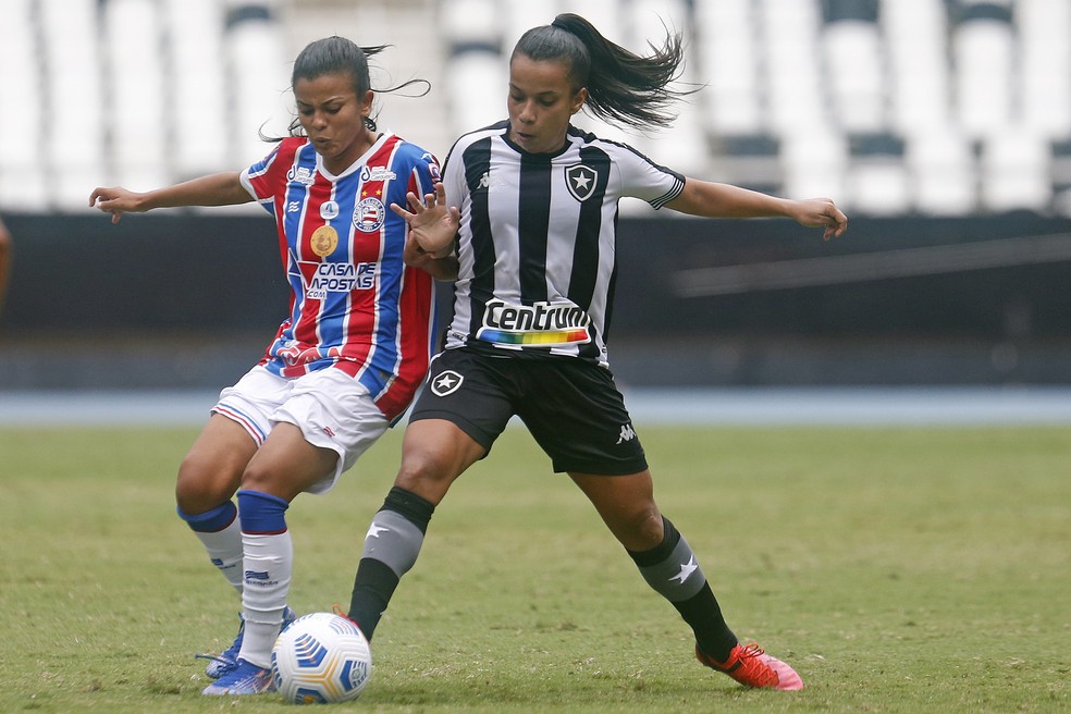 CAMPEONATO BRASILEIRO DE FUTEBOL FEMININO SÉRIE A1 DE 2021. PRIMEIRA FASE. PRIMEIRA RODADA. BOTAFOGO-RJ. BAHIA-BA.
