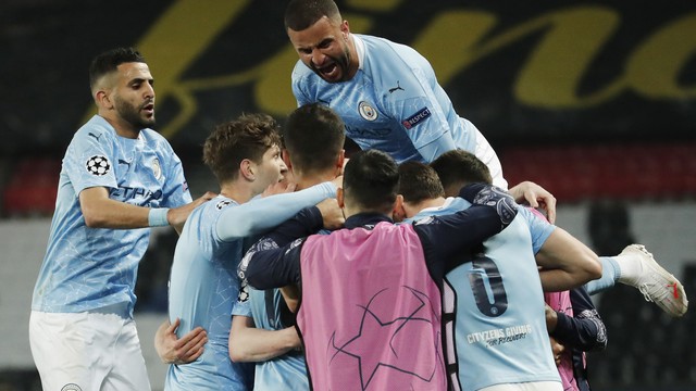 LIGA DOS CAMPEÕES DA EUROPA. TEMPORADA 2020.2021. SEMIFINAIS. JOGO DE IDA. PARIS SAINT-GERMAIN. FRANÇA. MANCHESTER CITY. INGLATERRA.