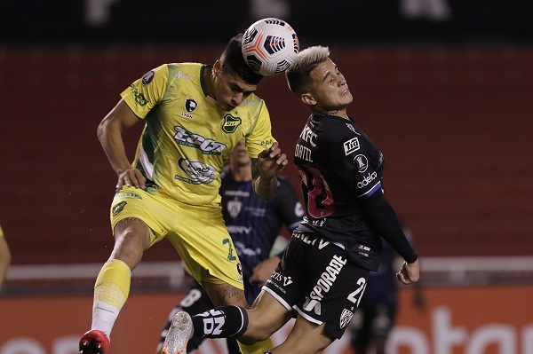 TAÇA LIBERTADORES DA AMÉRICA DE 2021. FASE DE GRUPOS. GRUPO A. DEFENSA Y JUSTICIA. ARGENTINA. INDEPENDIENTE DEL VALLE. EQUADOR.