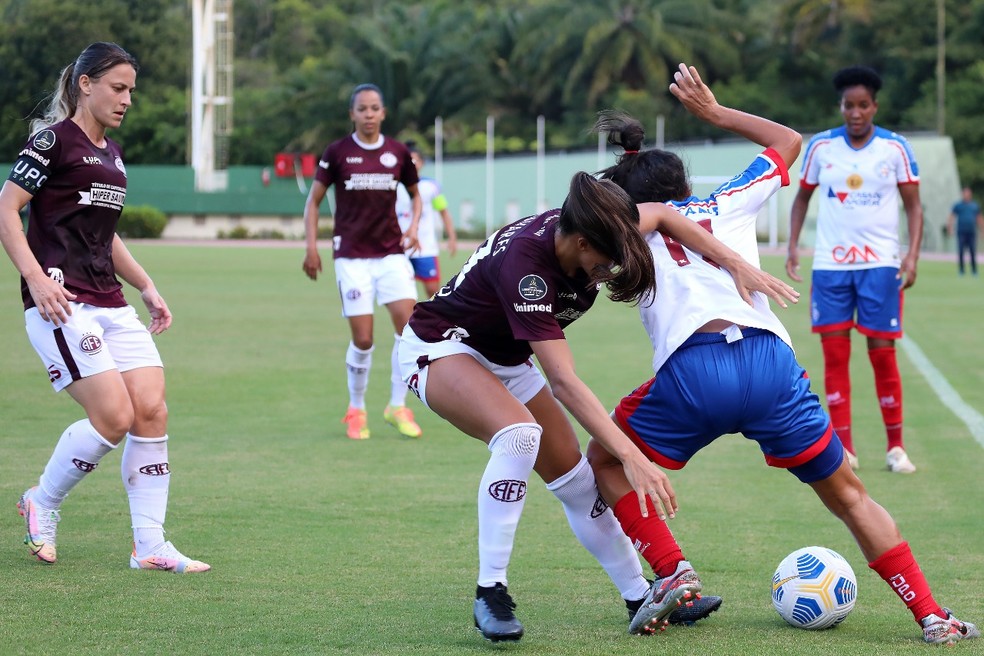 CAMPEONATO BRASILEIRO DE FUTEBOL FEMININO SÉRIE A1 D E2021. PRIEMIRA FASE. TERCEIRA RODADA. FERROVIÁRIA-SP. BAHIA-BA.