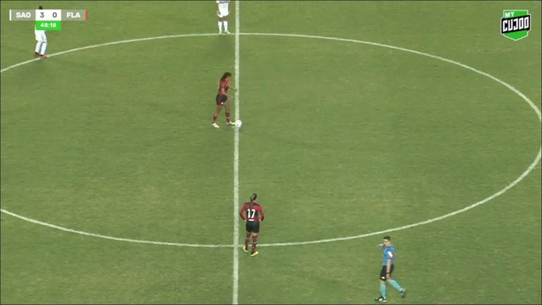 CAMPEONATO BRASILEIRO DE FUTEBOL FEMININO SÉRIE A1 D E2021. PRIEMIRA FASE. QUINTA RODADA. SÃO PAULO-SP. FLAMENGO-RJ.