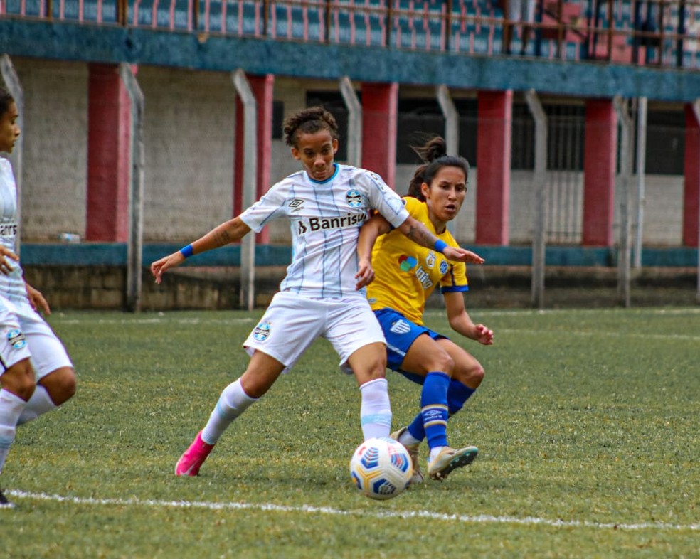 CAMPEONATO BRASILEIRO DE FUTEBOL FEMININO SÉRIE A1 DE 2021. PRIMEIRA FASE. TERCEIRA RODADA. AVAÍ/KINDERMANN-SC. GRÊMIO-RS.