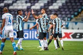 CAMPEONATO GAÚCHO DE 2021. PRIMEIRA FASE. DÉCIMA RODADA. GRÊMIO-RS. NOVO HAMBURGO-RS.