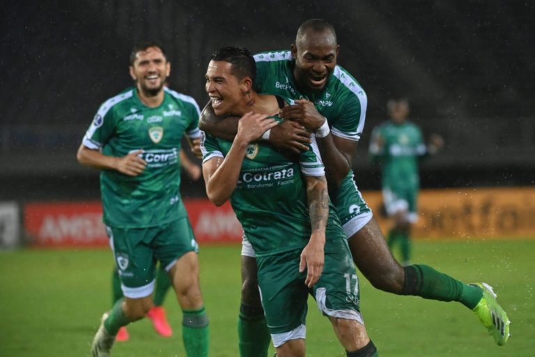 COPA SUL-AMERICANA DE 2021. FASE D EGRUPOS. GRUPO H. SEGUNDA RODADA. LA EQUIDAD. COLÔMBIA. ARAGUA. VENEZUELA.