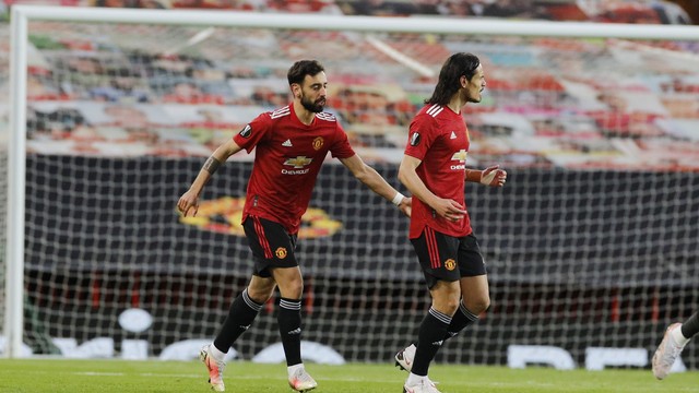 LIGA EUROPA. TEMPORADA 2020.2021. SEMIFINAL. JOGO DE IDA. PRIMEIRA PARTIDA. MANCHESTER UNITED. INGLATERRA. ROMA. ITÁLIA.