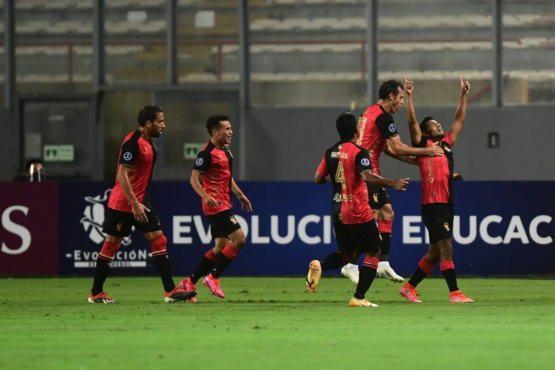 COPA SUL-AMERICANA DE 2021. PRIMEIRA FASE. SEGUNDA PARTIDA. JOGO DE VOLTA. MELGAR. PERU. CLASSIFICADO. CARLOS MANNUCCI. PERU. ELIMINADO.