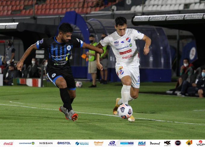 COPA SUL-AMERICANA DE 2021. PRIMEIRA FASE. JOGO DE VOLTA. SEGUNDA PARTIDA. 12 DE OCTUBRE. PARAGUAI. CLASSIFICADO. NACIONAL. PARAGUAI. ELIMINADO.