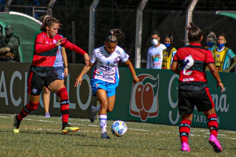 CAMPEONATO BRASILEIROD E FUTEBOL FEMININO SÉRIE A1 D E2021. PRIMEIRA FASE. SEGUNDA RODADA. NAPOLI-SC. FLAMENGO-RJ.