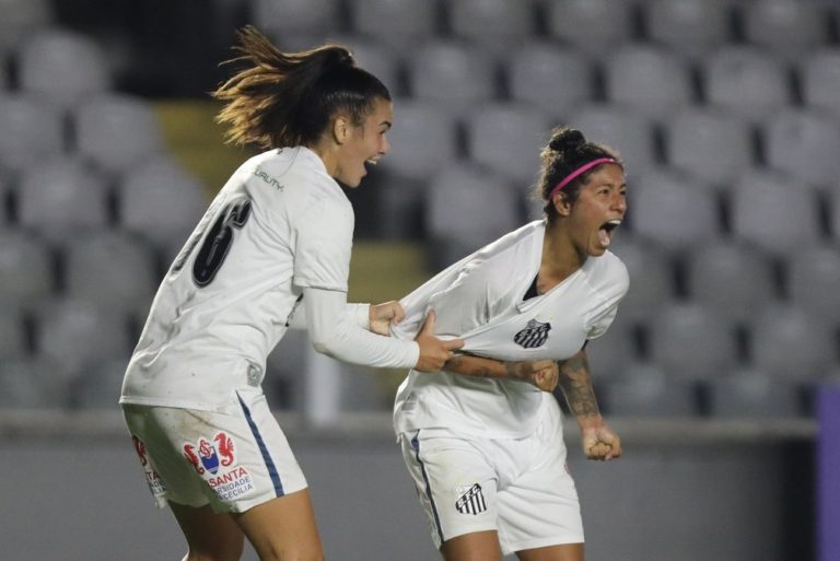 CAMPEONATO BRASILEIROD E FUTEBOL FEMININO DA SÉRIE A1 DE 2021. PRIMEIRA FASE. SEGUNDA RODADA. SANTOS-SP. SÃO PAULO-SP.