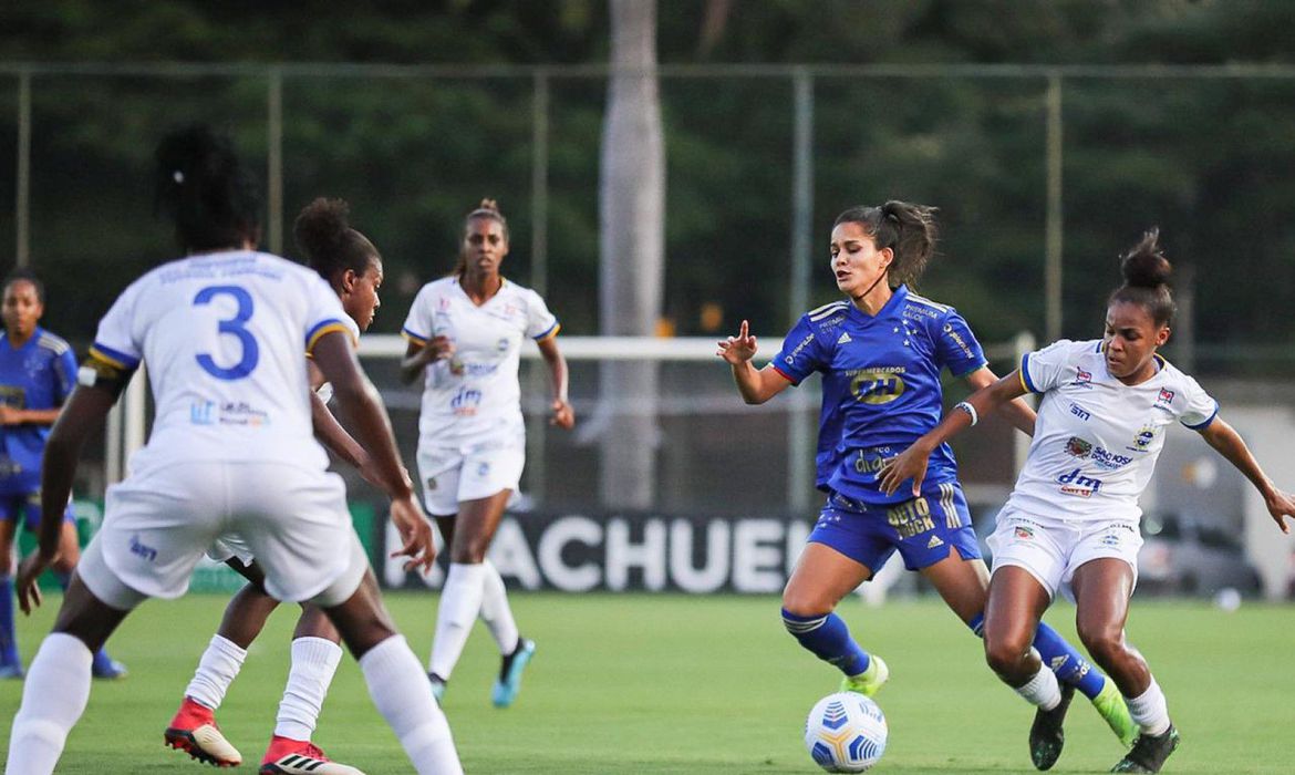 CAMPEONATO BRASILEIRO DE FUTEBOL FEMININO SÉRIE A1 DE 2021. PRIMEIRA FASE. TERCEIRA RODADA. SÃO JOSÉ-SP.. CRUZEIRO-MG.