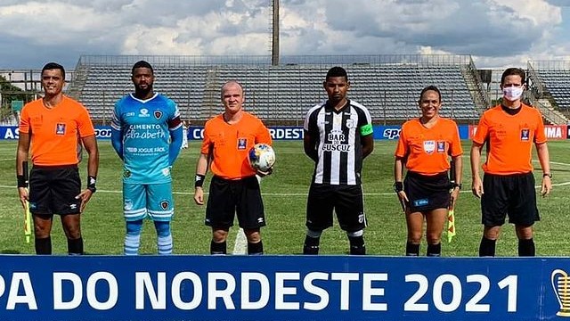 COPA DO NORDESTE DE 2021. FASE D EGRUPOS. SEXTA RODADA. GRUPO A. GRUPO B. TREZE-PB. BOTAFOGO-PB.