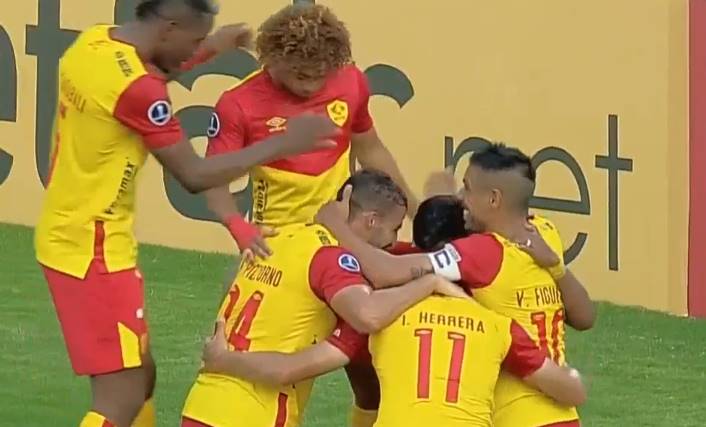 COPA SUL-AMERICANA DE 2021. PRIMEIRA FASE. JOGO DE VOLTA. SEGUNDA PARTIDA. AUCAS. EQUADOR. CLASSIFICADO. GUAYAQUIL. EQUADOR. ELIMINADO.