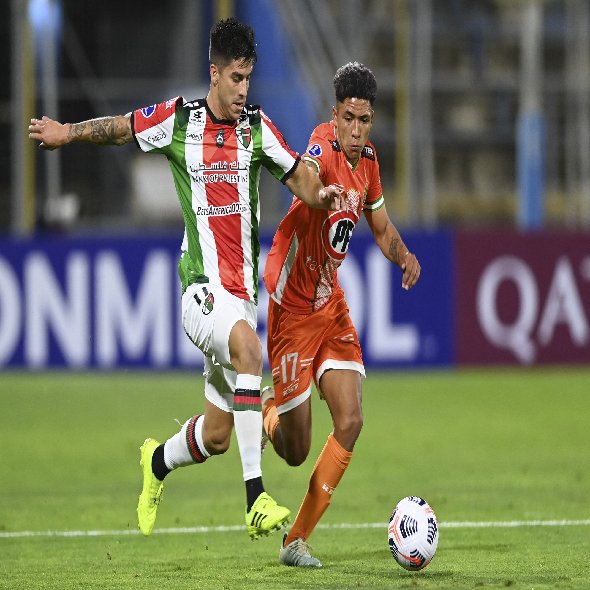 COPA SUL-AMERICANA DE 2021. PRIMEIRA FASE. JOGO DE VOLTA. SEGUNDA PARTIDA. COBRESAL. CHILE. ELIMINADO. PALESTINO. CHILE. CLASSIFICADO.
