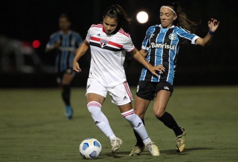 CAMPEONATO BRASILEIRO DE FUTEBOL FEMININO SÉRIE A1 DE 2021. PRIMEIRA FASE. PRIEMIRA RODADA. SÃO PAULO-SP. GRÊMIO-RS.