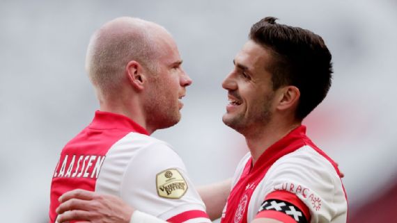 CAMPEONATO HOLANDÊS. TEMPORADA 2020.2021. PRIMEIRA FASE. TRIGÉSIMA PRIMEIRA RODADA. AJAX. HOLANDA. CAMPEÃO. TRIGÉSIMO QUINTO TÍTULO DO AJAX. HOLANDA. AJAX. HOLANDA. EMMEN. HOLANDA.