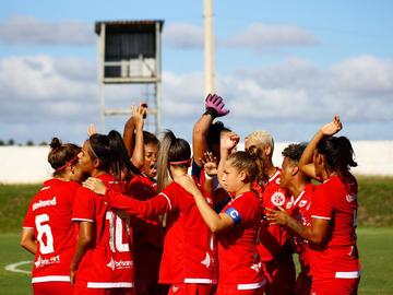 CAMPEONATO BRASILEIRO DE FUTEBOL FEMININO SÉRIE A2 DE 2021. PRIEMIRA FASE. GRUPO C. SEGUNDA RODADA. AMÉRICA-RN. SANTOS DUMONT-SE.