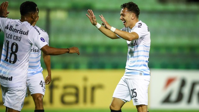 COPA SUL-AMERICANA DE 2021. FASE DE GRUPOS. GRUPO H. QUINTA RODADA. GRÊMIO-RS. BRASIL. ARAGUA. VENEZUELA.