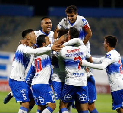 TAÇA LIBERTADORES DA AMÉRICA DE 2021. FASE DE GRUPOS. GRUPO F. SEXTA RODADA. UNIVERSIDAD CATÓLICA. CHILE. SEGUNDO LUGAR. ATLÉTICO NACIONAL DE MEDELLÍN. COLÔMBIA. QUARTA RODADA.