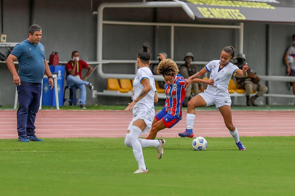 CAMPEONATO BRASILERIO DE FUTEBOL FEMININO DA SÉRIE A1 DE 2021. PRIMEIRA FASE. OITAVA RODADA. BAHIA-BA. SÃO JOSÉ-SP.