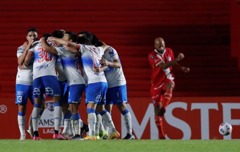 TAÇA LIBERTADORES DA AMÉRICA DE 2021. GRUPO F. QUARTA RODADA. FASE DE GRUPOS. ARGENTINOS JUNIORS. ARGENTINA. UIVERSIDAD CATÓLICA. CHILE.