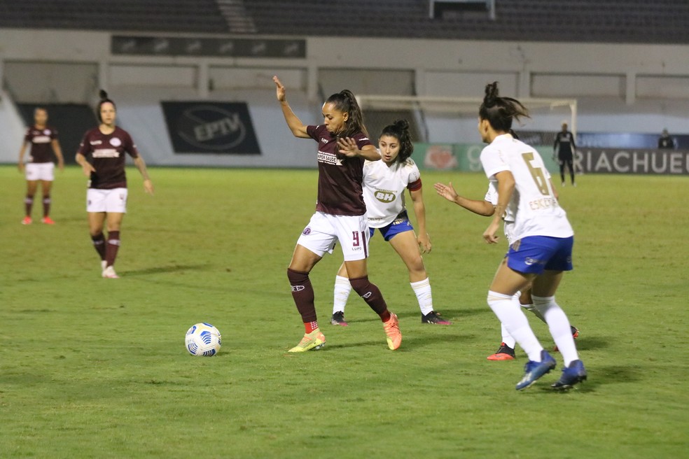 CAMPEONATO BRASILEIRO DE FUTEBOL FEMININO SÉRIE A1 DE 2021. PRIMEIRA FASE. NONO LUGAR. FERROVIÁIRIA-SP. CRUZEIRO-MG.