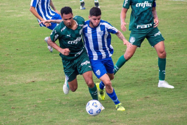 COPA DO BRASIL SUB-20 DE 2021. QUARATS DE FINAL. JOGO DE IDA. PRIEMIRA PARTIDA. AVAÍ-SC. PALMEIRAS-SP.