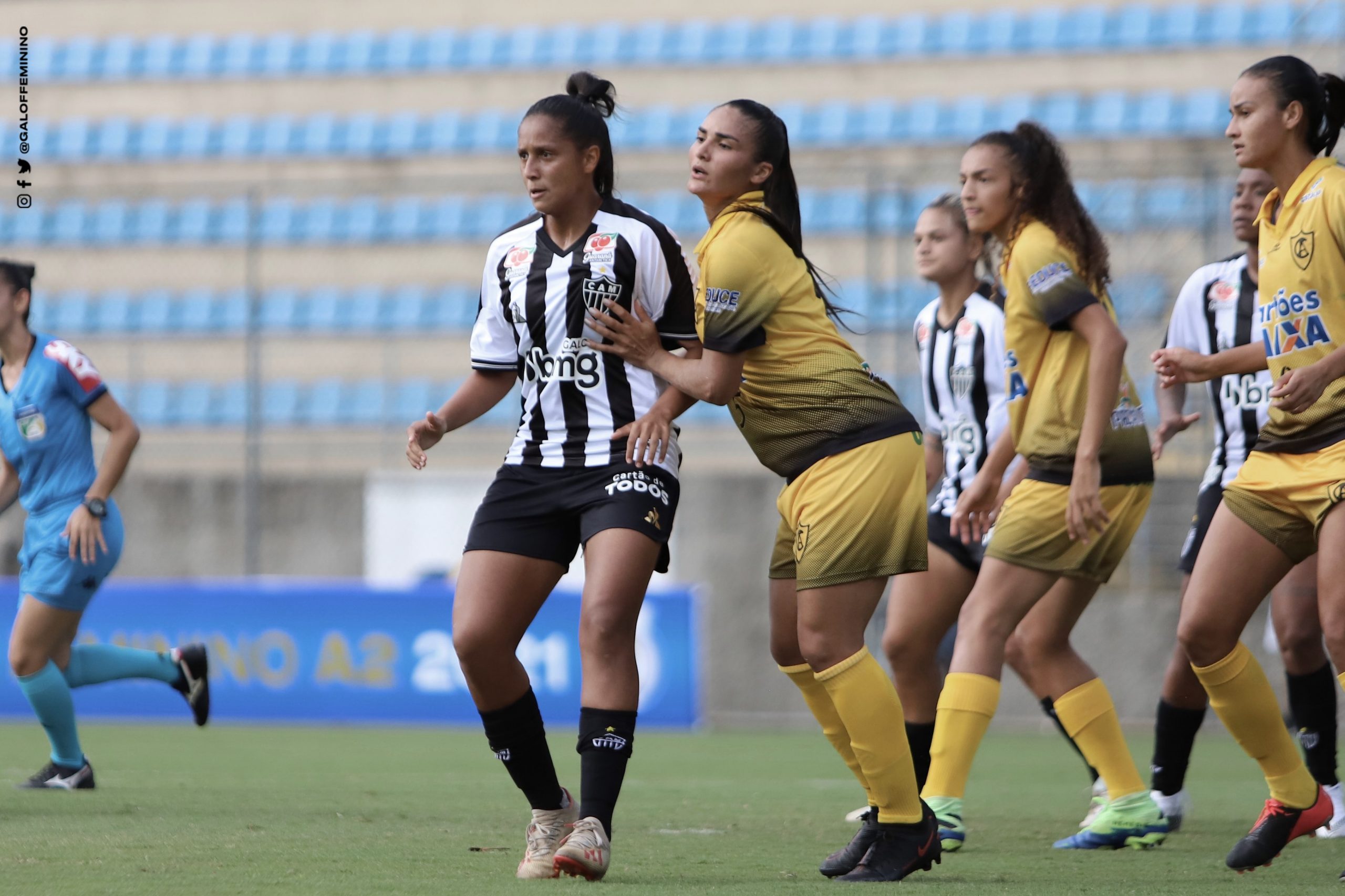 CAMPEONATO BRASILEIROD E FUTEBOL FEMININO DA SÉRIE A2 DE 2021. PRIMEIRA FASE. PRIMEIRA RODADA. ATLÉTICO-MG. ALIANÇA-GO. GRUPO E.