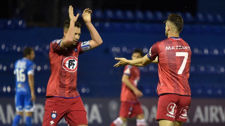COPA SUL-AMERICANA DE 2021. FASE D EGRUPOS. GRUPO A. QUARTA RODADA. HUACHIPATO. CHILE. 12 DE OCTUBRE. PARAGUAI.