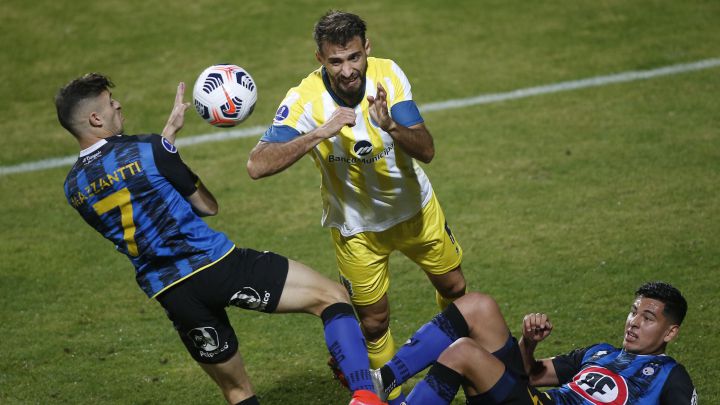COPA SUL-AMERICANA DE 2021. FASE DE GRUPOS. TERCEIRA RODADA. GRUPO A. HUACHIPATO. CHILE. ROSARIO CENTRAL. ARGENTINA.