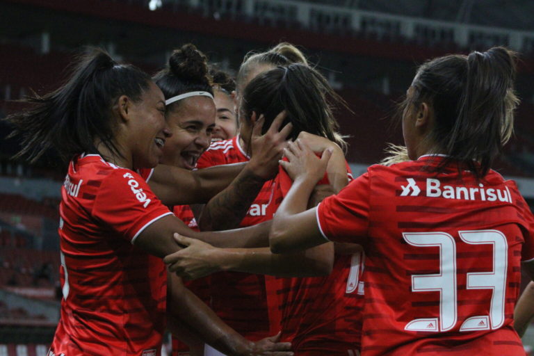 CAMPEONATO BRASILIROD E FUTEBOL FEMININO SÉRIE A1 DE 2021. PRIMEIRA FASE. QUINTA RODADA. INTERNACIONAL-RS. FERROVIÁRIA-SP.