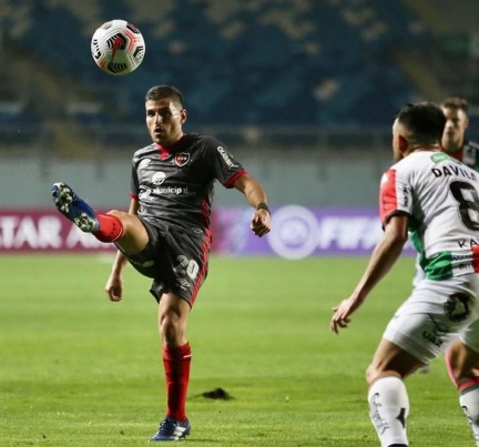 COPA SUL-AMERICANA DE 2021. FASE DE GRUOS. GRUPO F. TERCEIRA RODADA. NEWEEL'S OLD BOYS. ARGETINA. PALESTINO. CHILE.