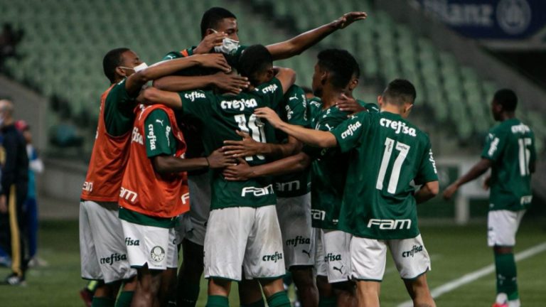 COPA DO BRASIL SUB-20 DE 2021. OITAVAS DE FINAL. JOGO DE VOLTA. SEGUNDA PARTIDA. PALMEIRAS-SP. CLASSIFICADO. NÁUTICO-PE. ELIMINADO.