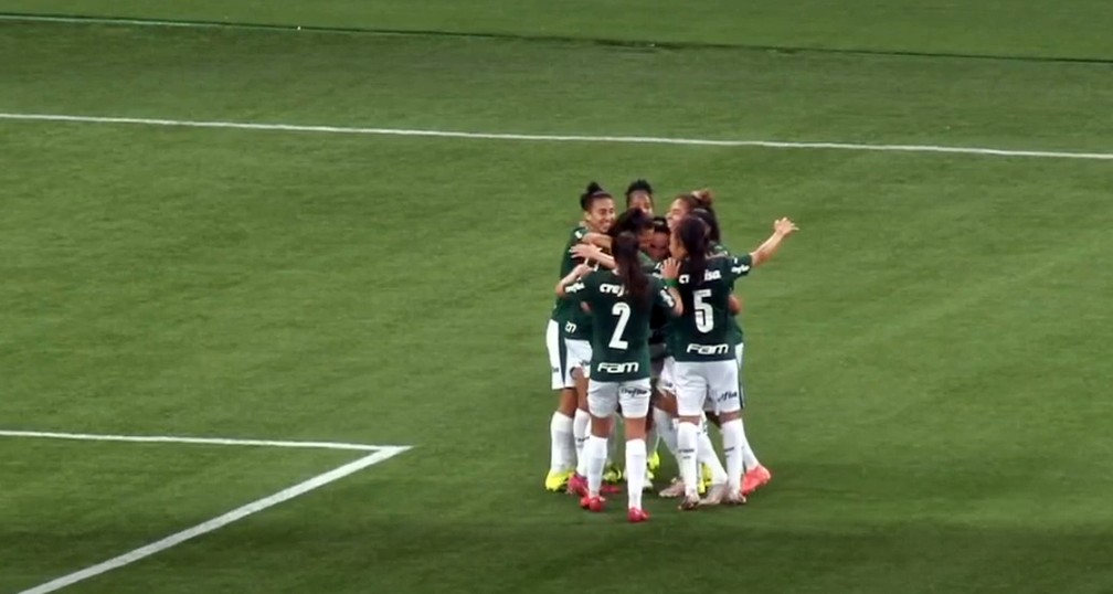 CAMPEONATO BRASILEIRO DE FUTEBOL FEMININO DA SÉRIE A1 DE 2021. PRIMEIRA FASE. QUINTA RODADA. QUINTA RODADA. PALMEIRAS-SP. GRÊMO-RS.