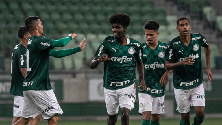 COPA DO BRASIL SUB-20 DE 2021. OITAVAS DE FINAL. JOGO DE IDA. PRIEMIRA PARTIDA. PALMEIRAS-SP. NÁUTICO-PE.