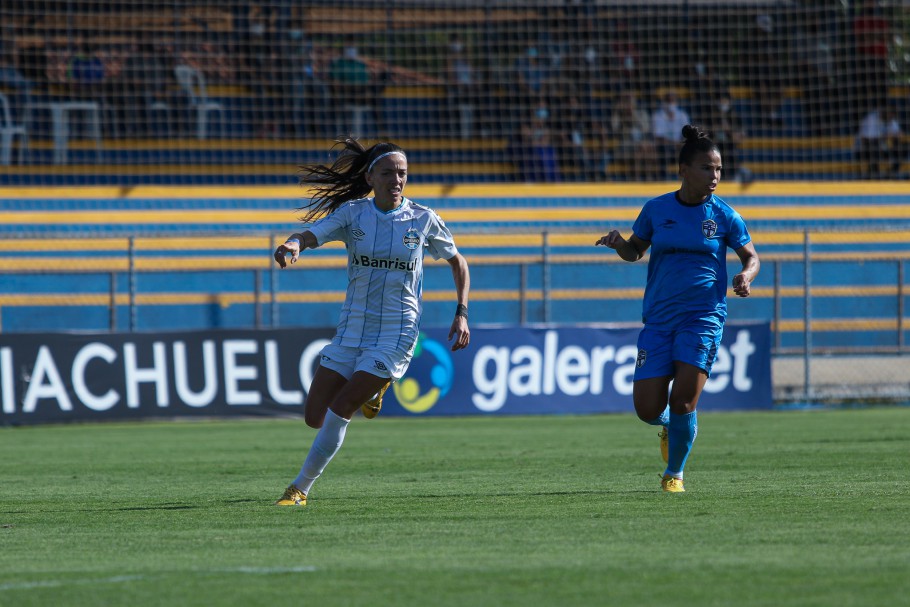 CAMPEONATO BRASILEIRO DE FUTEBOL FEMININO DA SÉRIE A1 DE 2021. PRIMEIRA FASE. DÉCIMA RODADA. REAL BRASÍLIA-DF. GRÊMIO-RS.