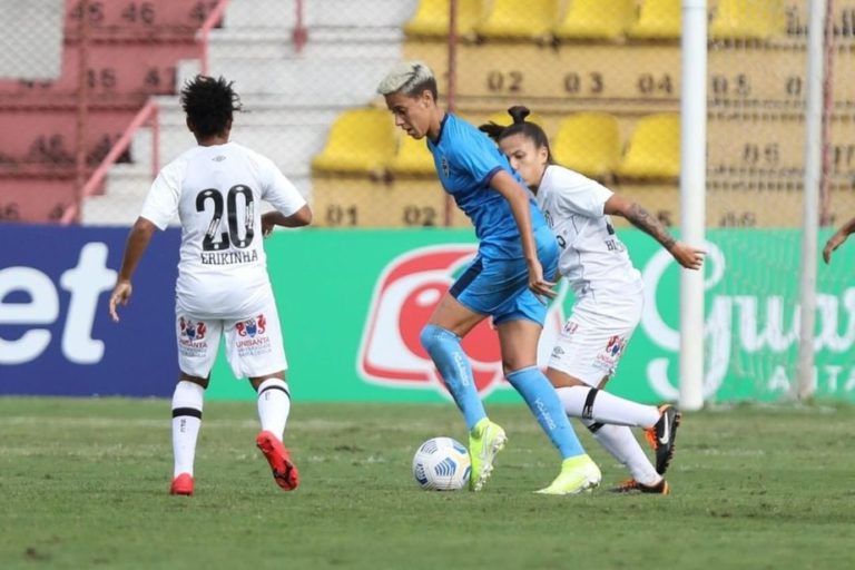 CAMPEONATO BRASILEIRO DE FUTEBOL FEMININO DA SÉRIE A1 D E2021. PRIMEIRA FASE. DÉCIMA PRIMEIRA RODADA. SANTOS-SP. REAL BRASÍLIA-DF.
