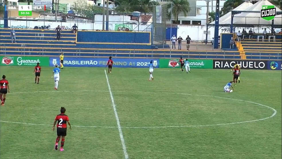 CAMPEONATO BRASILEIRO DE FUTEBOL FEMININO DA SÉRIE A1 D E2021. PRIMEIRA FASE. OITAVA RODADA. REAL BRASÍLIA-DF. FLAMENGO-RJ.