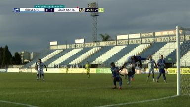 CAMPEONATO PAULISTA DA SÉRIE A2 DE 2021. SEMIFINAL. PRIMEIRO JOGO. PARTIDA DE IDA. ÁGUA SANTA-SP. RIO CLARO-SP.