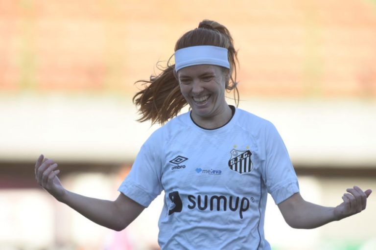 CAMPEONATO BRASILERIOD E FUTEBOL FEMININO SÉRIE A1 D E2021. PRIMEIRA FASE. DÉCIMA RODADA. SANTOS-SP. BAHIA-BA.