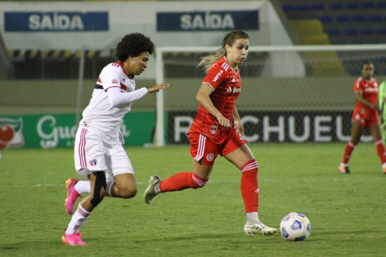 CAMPEONATO BRASILEIRO DE FUTEBOL FEMININO SÉRIE A1 D E2021. PRIEMIRA FASE. SEXTA RODADA. SÃO PAULO-SP. INTERNACIONAL-RS.