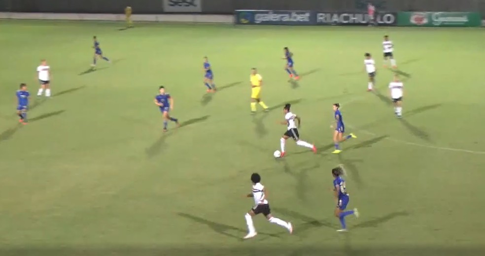 CAMPEONATO BRASILEIROD E FUTEBOL FEMININO DA SÉRIE A1 DE 2021. PRIMEIRA FASE. DÉCIM RODADA. SÃO PAULO-SP. CRUZEIRO-MG.