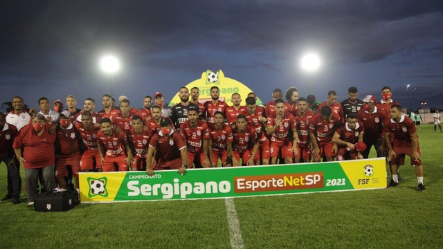 CAMPEONATO SERGIPANO DE 2021. FINAL. JOGO DE VOLTA. SEGUNDA PARTIDA. SERGIPE-SE. CAMPEÃO. LAGARTO-SE. VICE-CAMPEÃO.