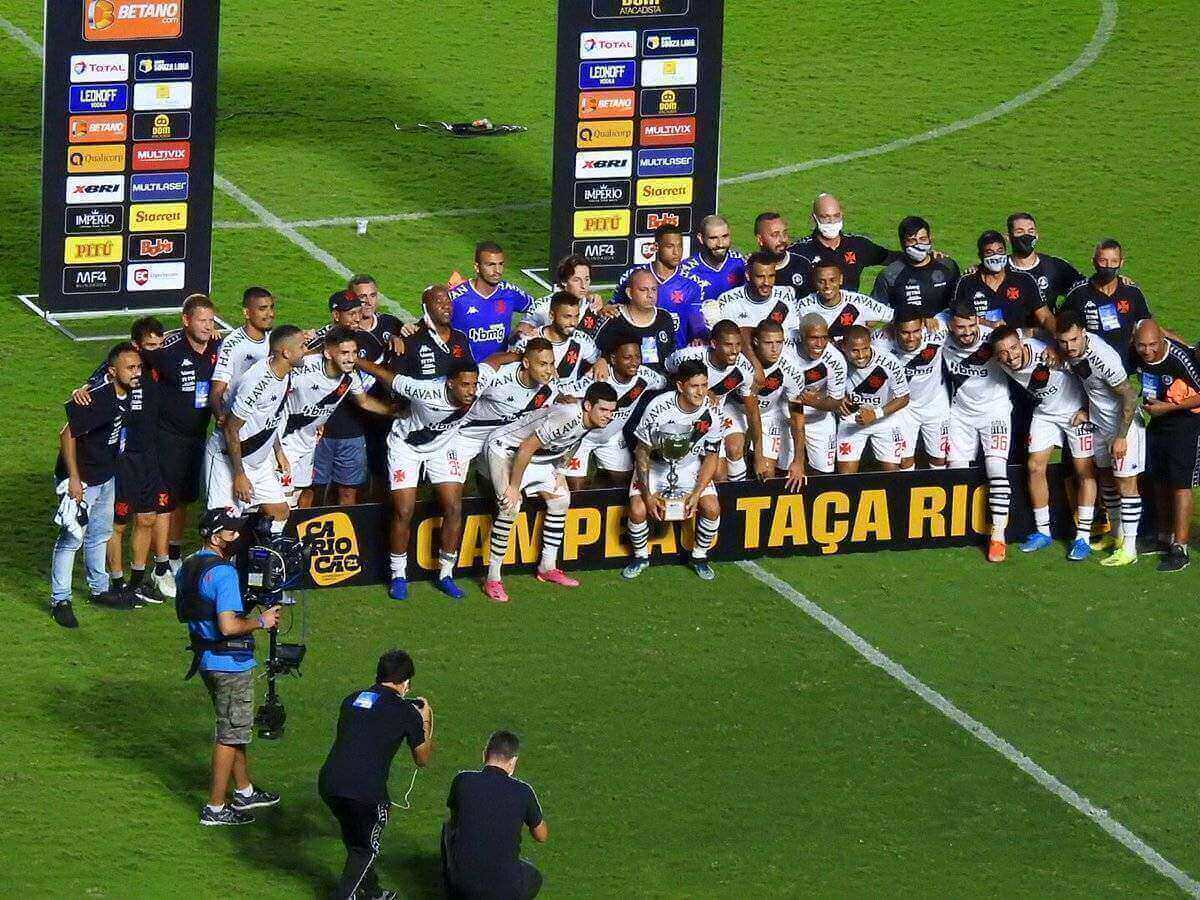 CAMPEONATO CARIOCA DE 2021. FINAL. JOGO DE VOLTA. VASCO-RJ. CAMPEÃO. TAÇA RIO DE 2021. BOTAFOGO-RJ. VICE-CAMPEÃO.
