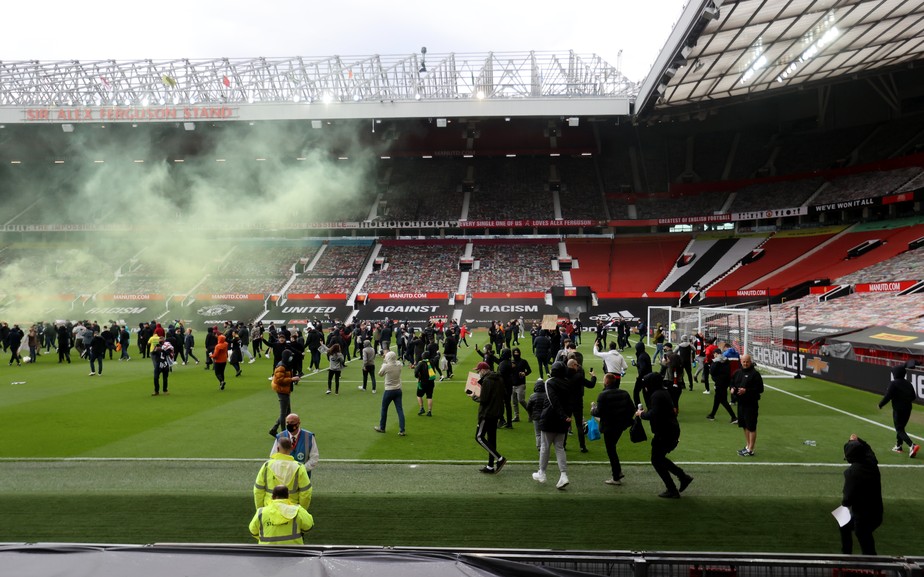 CAMPEONATO INGLÊS. PREMIER LEAGUE. TRIGÉSIMA QUARTA RODADA. MANCHESTER UNITED. INGLATERRA. LIVERPOOL. INGLATERRA.