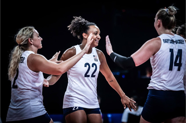 LIGA DAS NAÇÕES DE VÔLEI FEMININO. SEMIFINAL. JOGO ÚNICO. PARTIDA ÚNICA. ESTADOS UNIDOS. CLASSIFICADO. TURQUIA. ELIMINADO. DECISÃO DO TERCEIRO LUGAR. QUARTO LUGAR. TURQUIA. JAPÃO. FINAL. ESTADOS UNIDOS. BRASIL.