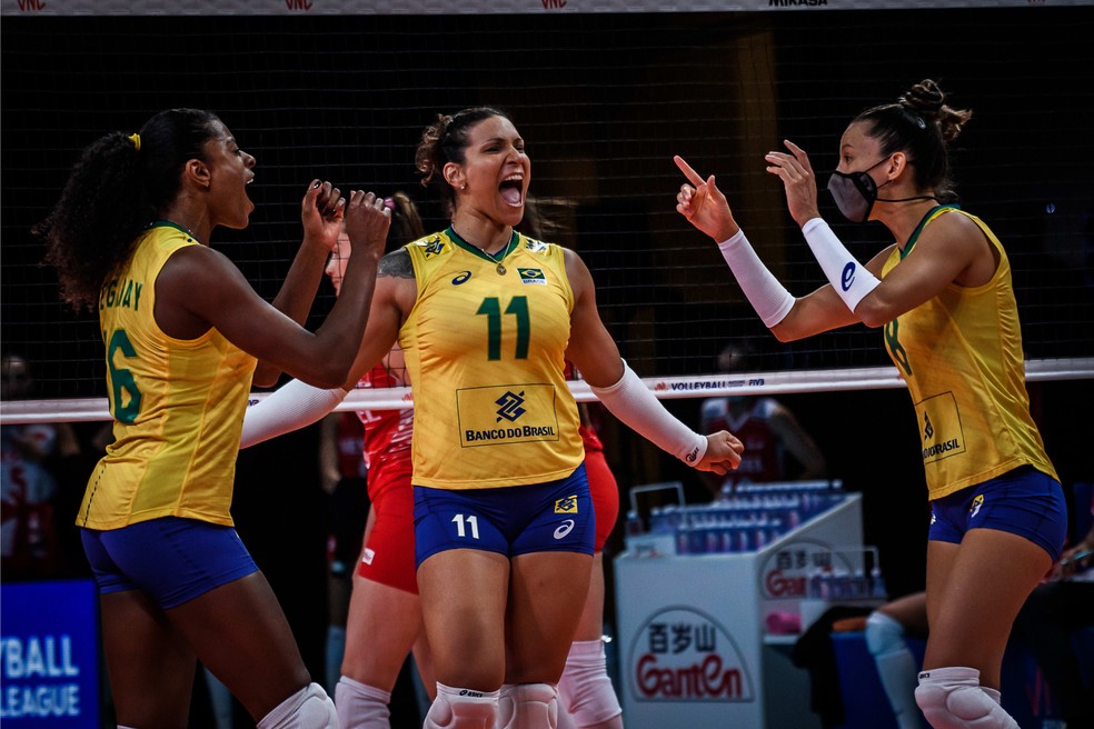 LIGA DAS NAÇÕES DE VÔLEI. BRASIL. TURQUIA. VÔLEI FEMININO.
