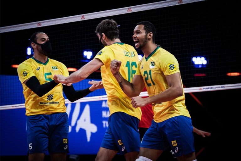 LIGA DAS NAÇÕES DE VÔLEI MASCULINO. BRASIL. ALEMANHA.