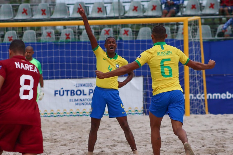 ELIMINATÓRIAS DA COPA DO MUNDO DE BEACH SOCCER. CONMEBOL. CONFEDERAÇÃO SUL-AMERICANA DE FUTEBOL. TERCEIRA RODADA. BRASIL. VENEZUELA.