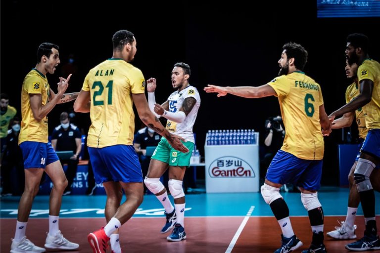 LIGA DAS NAÇÕES. VÔLEI. BRASIL. BULGÁRIA.